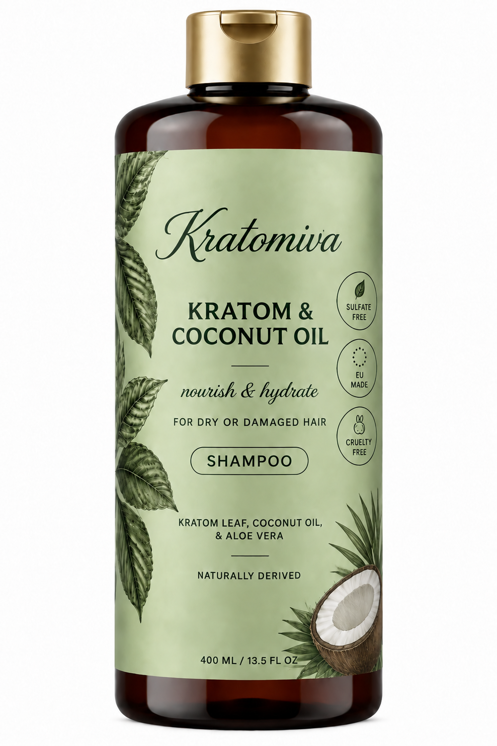 Kratom & Coconut Oil Shampoo