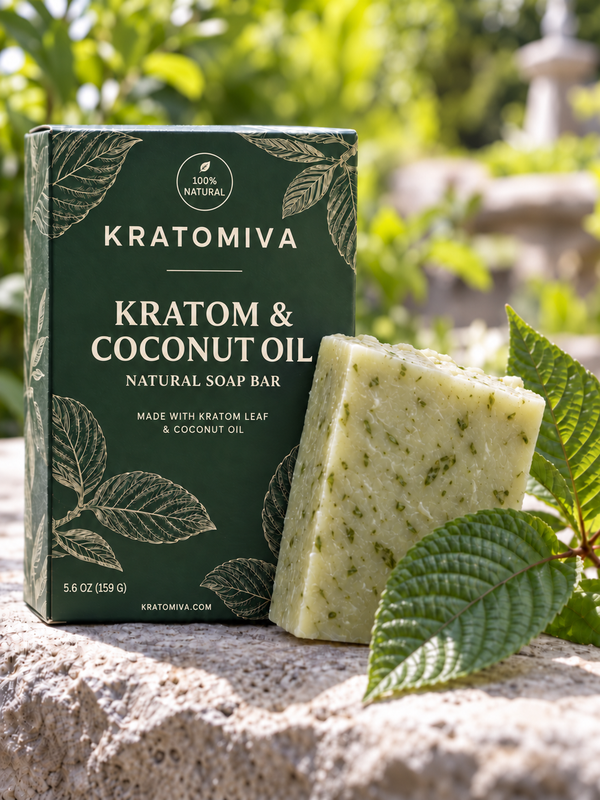 Kratom & Coconut Oil Natural Soap Bar