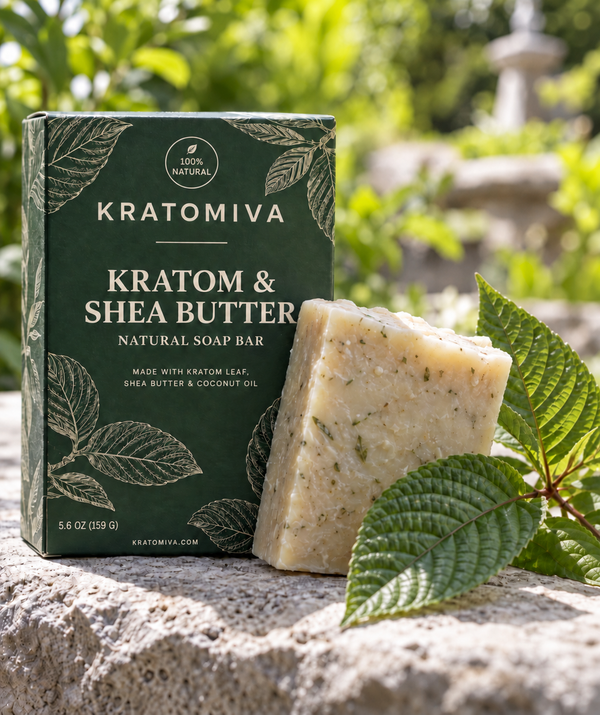 Kratom & Shea Butter Natural Soap Bar