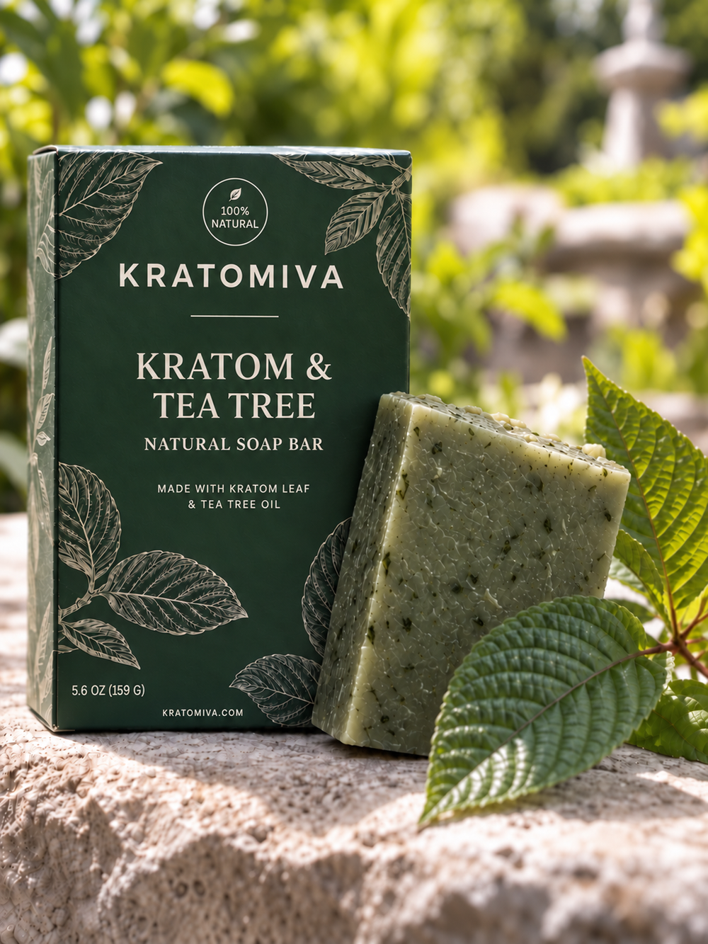 Kratom & Tea Tree Natural Soap Bar